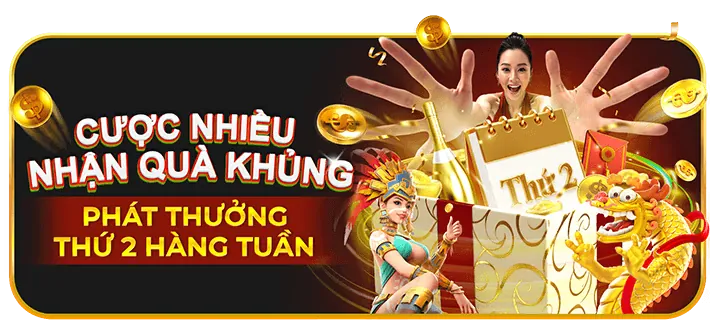 Hoàn trả hàng tuần cho trò chơi Nổ Hũ
